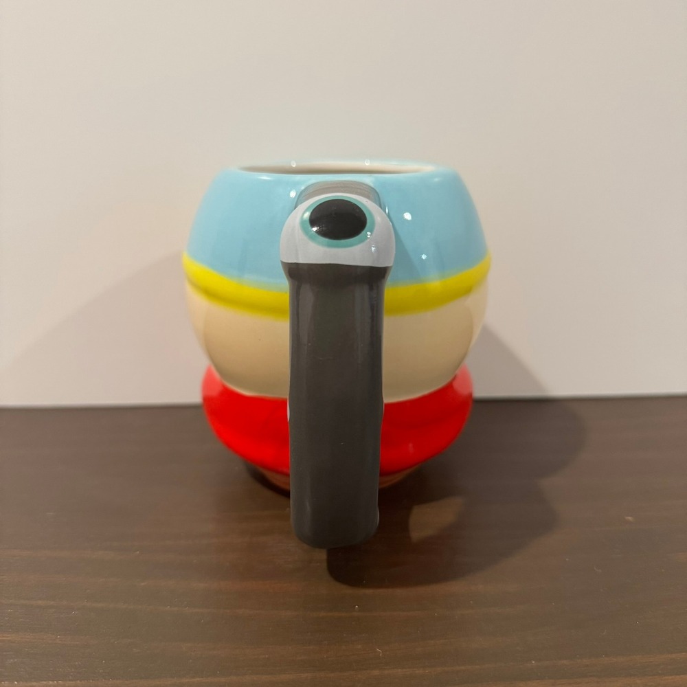 Zak Designs South Park Cartman 3D Molded Ceramic Mug 4" Coffee Cup Red Blue Hat - Picture 3 of 8